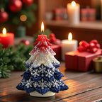 Christmas Tree Snowflake Silicone Mold for DIY Candles & Crafts Silicone Craft Mold Richie's
