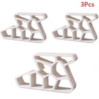 3-Pack Sliding Window Stopper Door Wedge Non-Slip Track Lock Window Door Stopper Richie's White 3Pcs