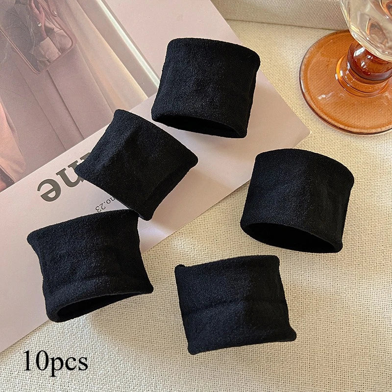 Women's Seamless Elastic Hair Bands – Soft Fabric Ponytail Ties Elastic Hair Bands Richie's 10pcs 2