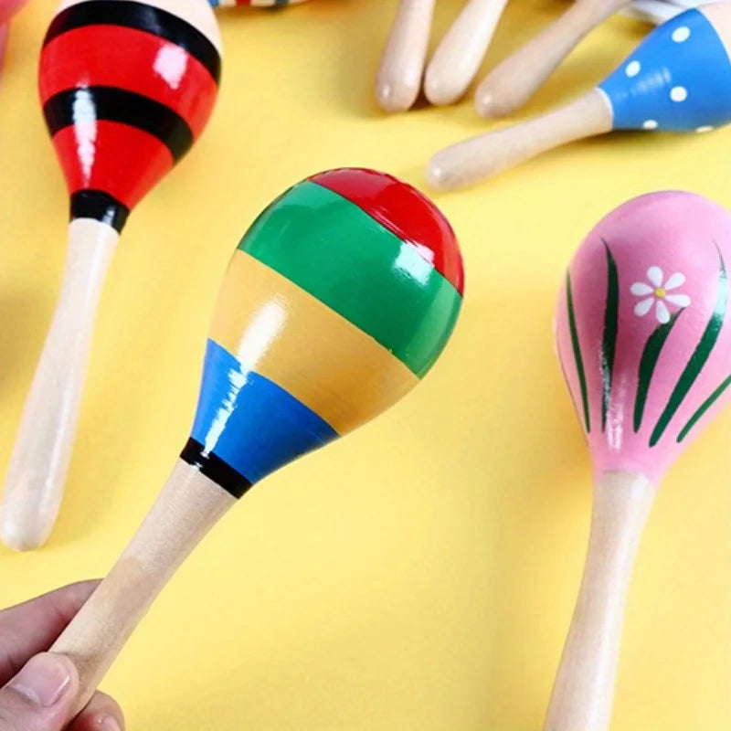 Wooden Sand Hammer Maraca – DIY Orff Percussion Instrument Percussion Instrument Richie's