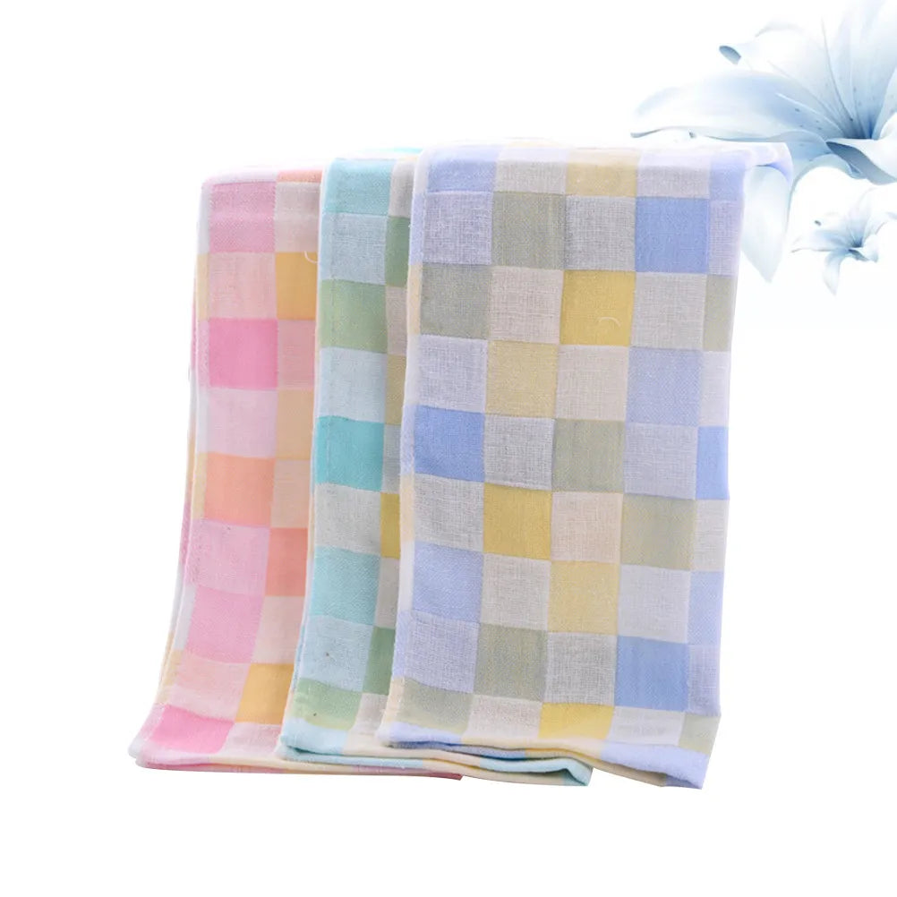 3-Pack Double Layer Gauze Cotton Hand Towels – Quick Dry Cotton Hand Towels Richie's