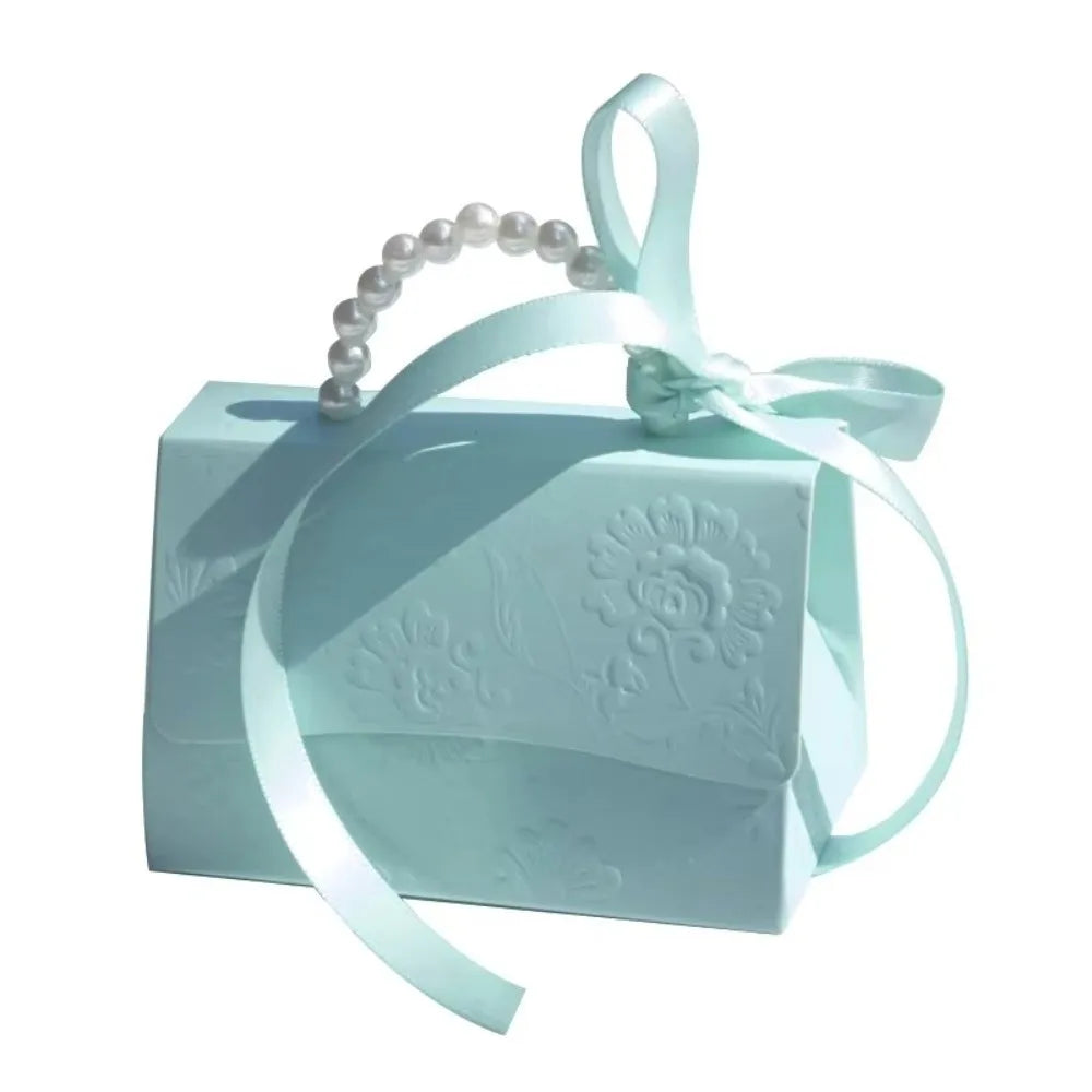 Mini Pearl Handle Candy Gift Box | Wedding & Party Favor Gift Favor Box Richie's