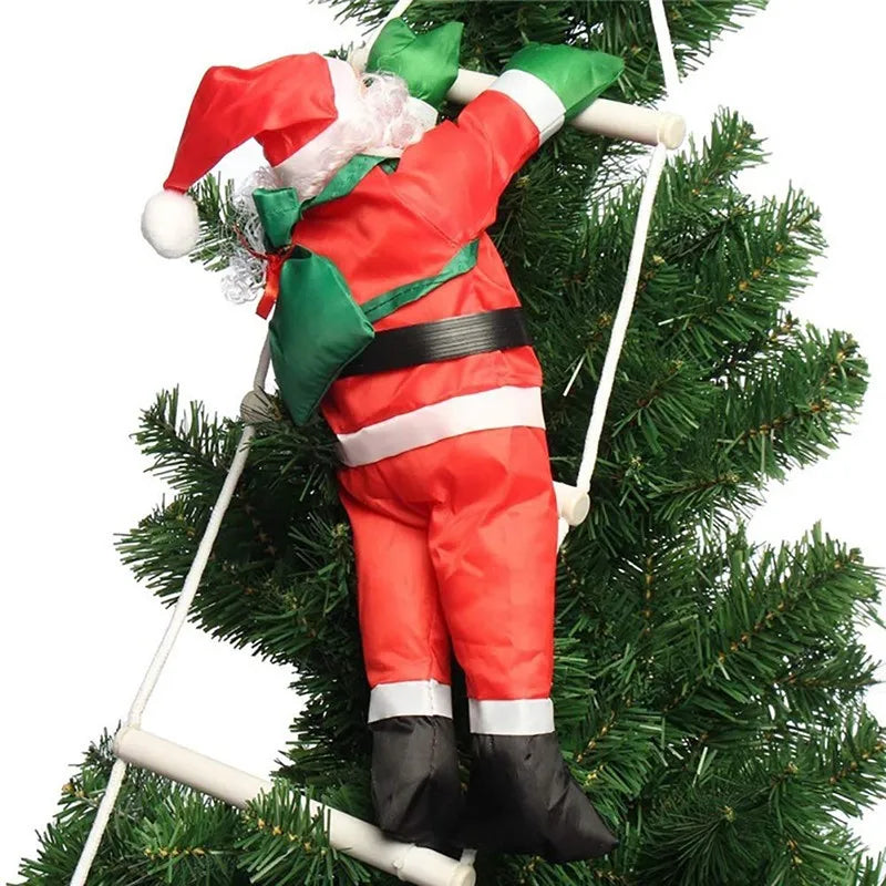 Santa Claus Climbing Ladder Christmas Hanging Decoration Doll Christmas Hanging Decoration Richie's