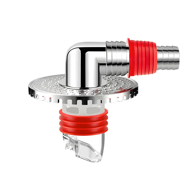 Washing Machine Floor Drain Tee Connector – Anti-Odor Adapter Floor Drain Adapter Richie's