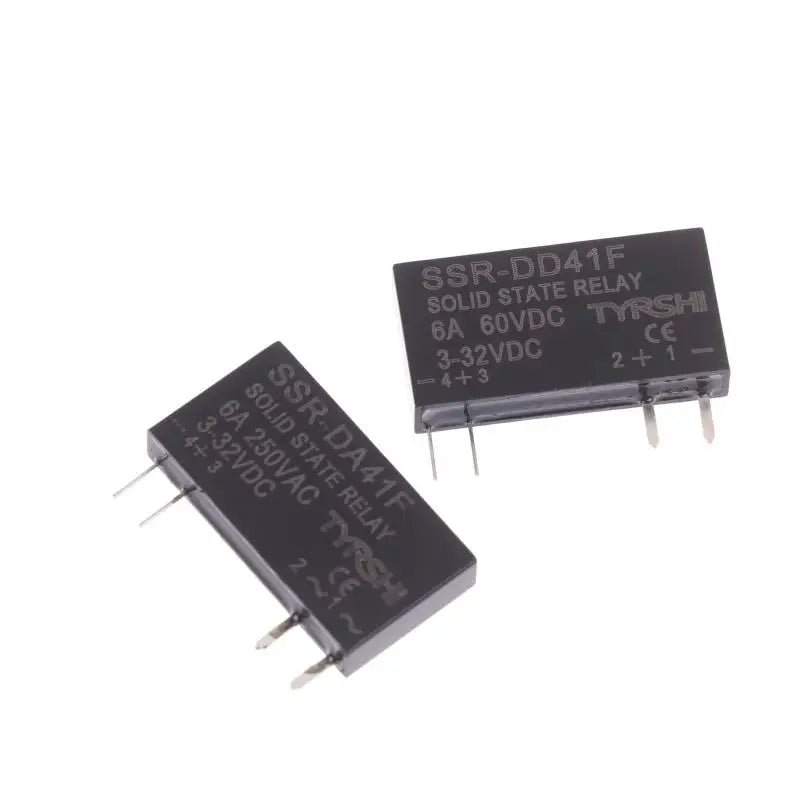 SSR-41FDD/41FDA Solid State Relay Slim DIN Rail Module 3-32VDC 6A Solid State Relay Richie's