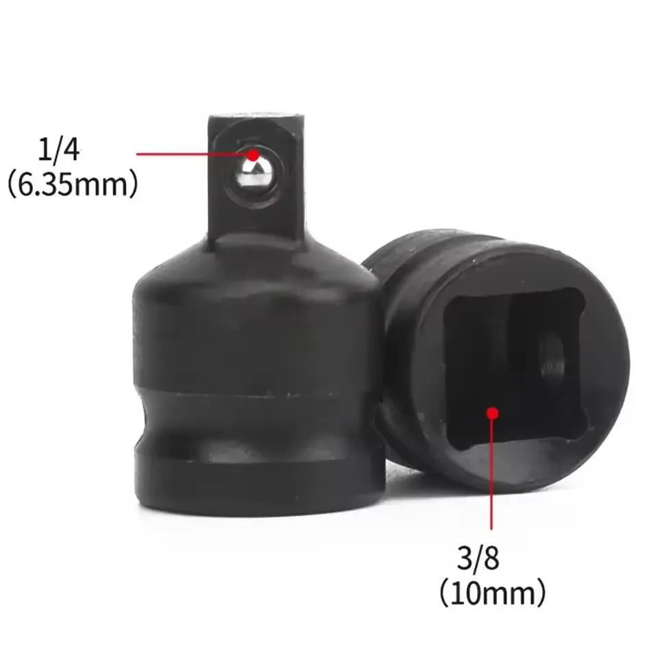 Impact Socket Drive Adapter 1/2 3/8 1/4 Chrome-Vanadium Steel Socket Drive Adapter Richie's 3-8 to 1-4