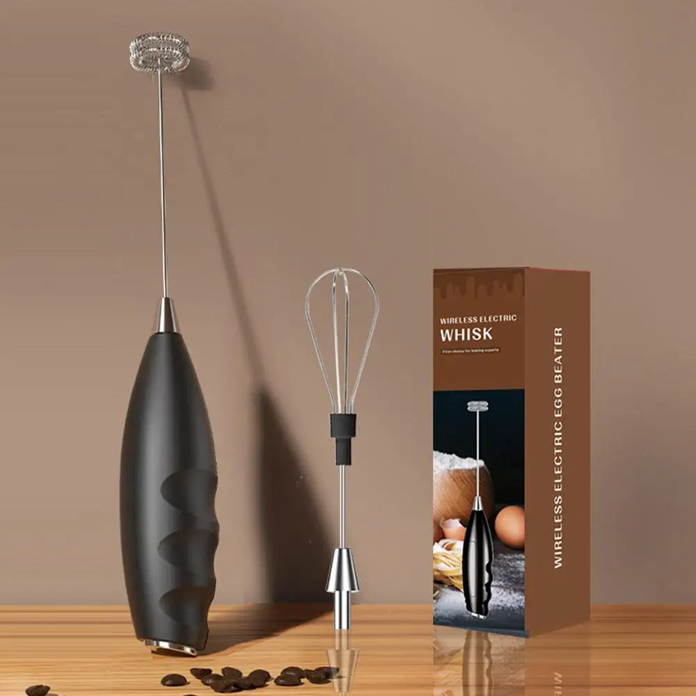 Wireless Electric Milk Frother & Egg Beater – 2-in-1 Mixer Handheld Milk Frother Richie's