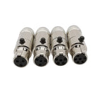 Mini XLR Connector 3/4/5/6 Pin Male Female Audio MIC Plug Audio XLR Connector Richie's