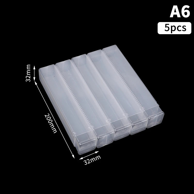 5-Pack Telescopic Drill Bit & Milling Cutter Storage Boxes Tool Storage Box Richie's 32x32x200mm