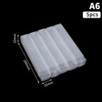 5-Pack Telescopic Drill Bit & Milling Cutter Storage Boxes Tool Storage Box Richie's 32x32x200mm