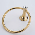 Gold Stainless Steel Wall-Mounted Round Towel Ring | HOBHE Bathroom Towel Ring Richie's