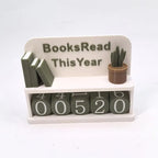 3D Printed Book Read Counter – Reading Tracker Bookshelf Sign Bookshelf Decor Counter Richie's