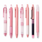 7-Piece Aesthetic Gel Pen Set | 0.5mm Black & Dual-Tip Highlighter Gel Pen Set Richie's