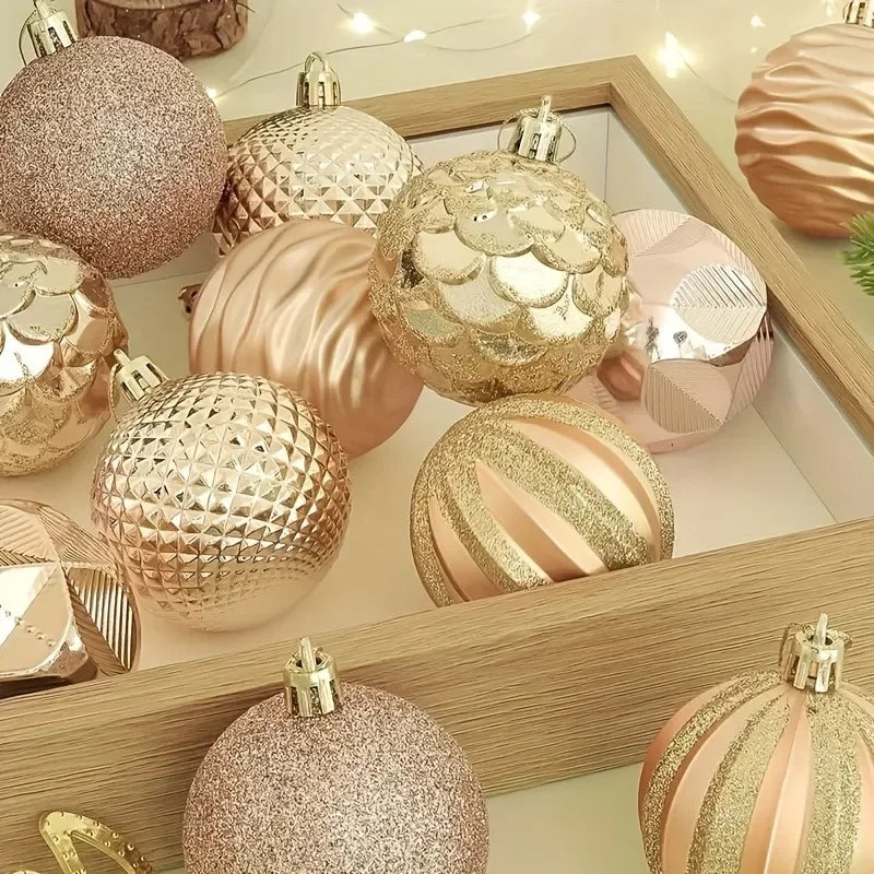 12 Pcs Christmas Ball Ornaments Set – Xmas Tree Décor Gift Christmas Ornament Set Richie's