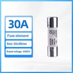 DC 1000V Solar PV Fuse 10x38mm ZHPV-32 2P Holder Kit PV Fuse Holder Kit Richie's A5