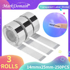 Phomemo D30 Thermal Label Paper – 3 Self-Adhesive Sticker Rolls Thermal Label Paper Richie's Trans Square 1425