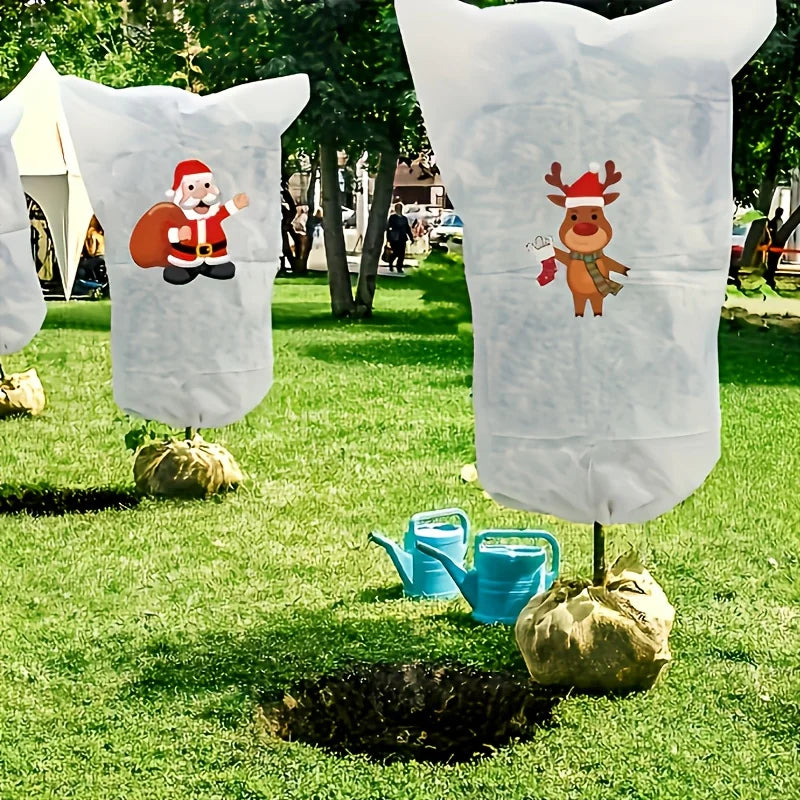 Heavy Duty Winter Frost Cloth Plant Cover with Drawstring Frost Plant Cover Richie's