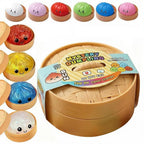 Glitter Dumpling Squishy Sensory Fidget Toy with Steamer Box Squishy Fidget Toy Richie's