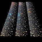 DIY Rhinestone Iron-On Heat Transfer Decal – Sparkle Stripe Iron-On Rhinestone Patch Richie's Colorful
