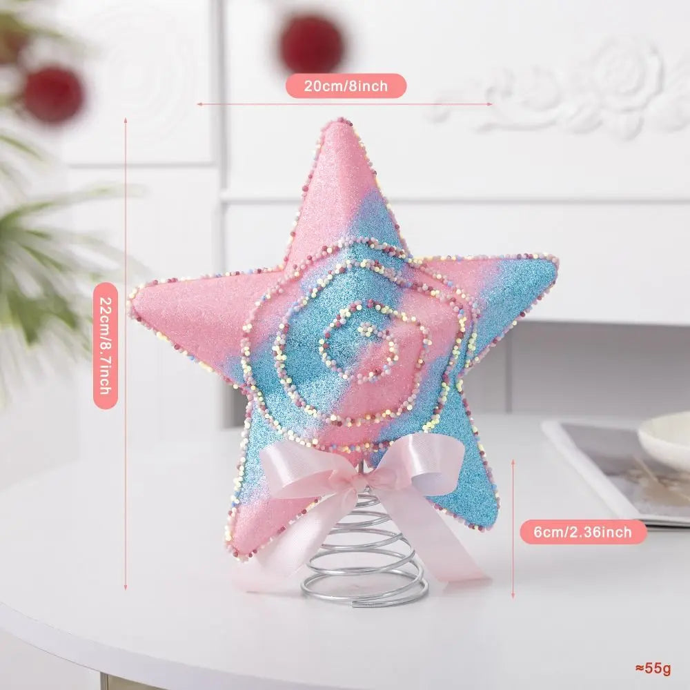 Candy Themed Christmas Tree Topper – Foam Lollipop & Star Christmas Tree Topper Richie's