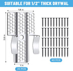 20pcs Heavy-Duty Drywall Repair Clips & 40 Screws – Wall Patch Kit Drywall Repair Kit Richie's