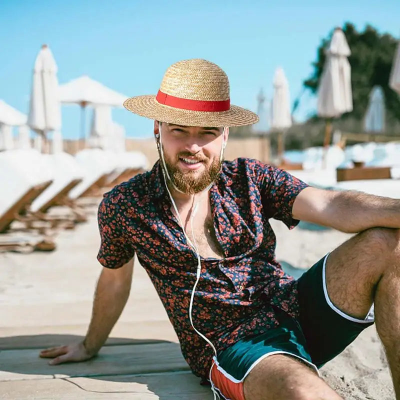 Anime Cosplay Straw Sun Hat – Unisex Beach & Festival Hat Cosplay Straw Hat Richie's