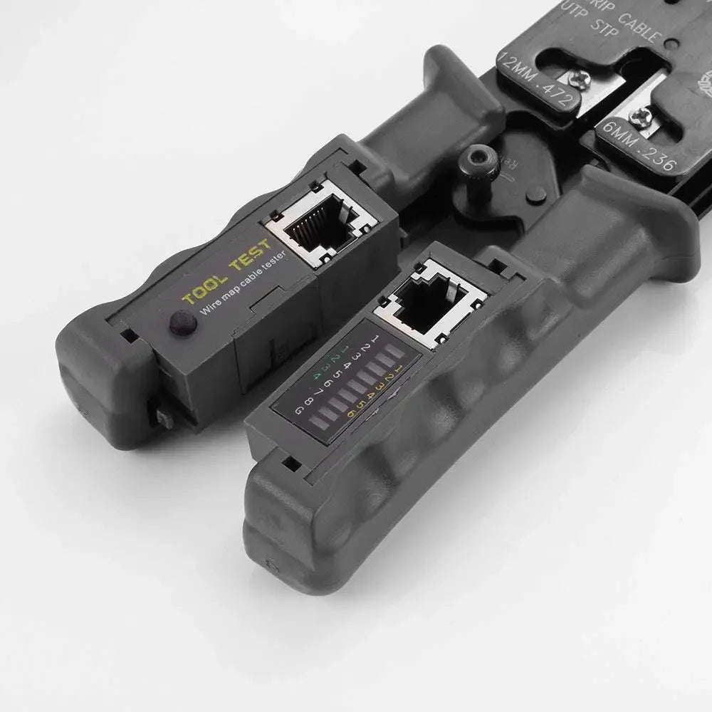 FATCOOL RJ45 Network Cable Crimper & Tester Tool 2-in-1 Network Crimping Tool Richie's