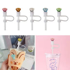 Silicone Straw Plug Diamond Shape Dust Cap | 10 Colors Straw Dust Cap Richie's