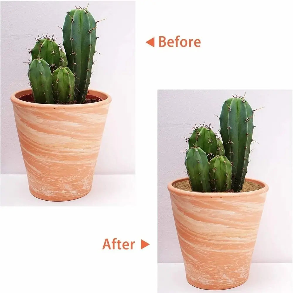 Natural Coconut Fiber Flower Pot Mat – Weed Barrier Disc 5 Sizes Garden Mulch Mat Richie's