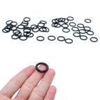 50PCS Black NBR O-Ring Seals CS1.8mm Nitrile Rubber Gasket Washer Rubber O-Ring Seals Richie's