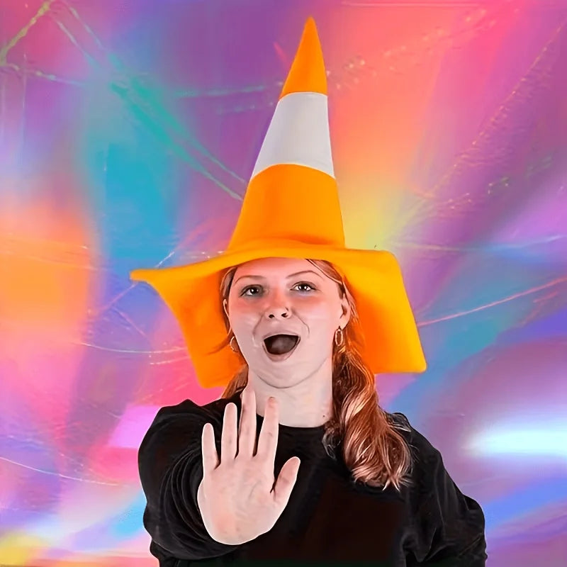 Traffic Cone Top Hat – Novelty Costume for Halloween & Parties Novelty Costume Hat Richie's