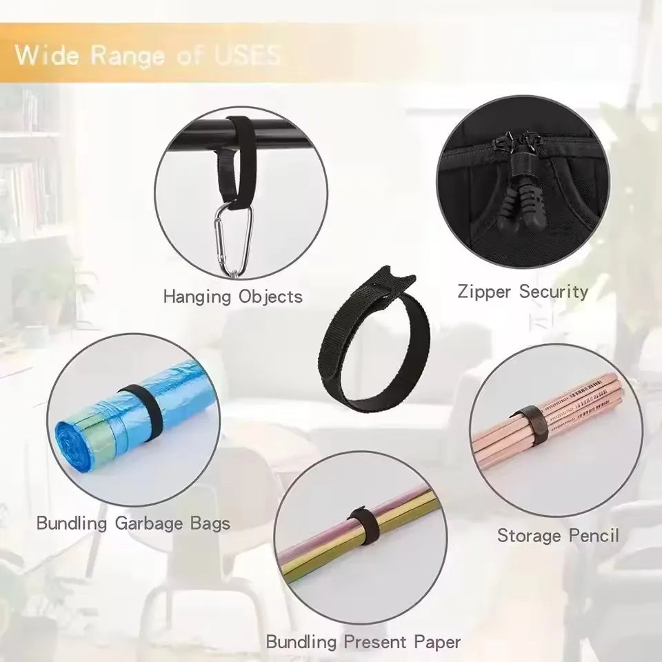Reusable Hook & Loop Cable Ties – Cord & Wire Organizer Straps Cable Ties & Straps Richie's
