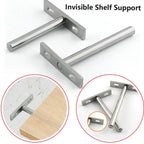 Concealed Wall Mount Shelf Brackets – Invisible Heavy Duty Shelf Bracket Richie's