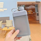 450ml BPA-Free Portable Sports Water Bottle – Flat Plastic Sports Water Bottle Richie's grey <0.25L