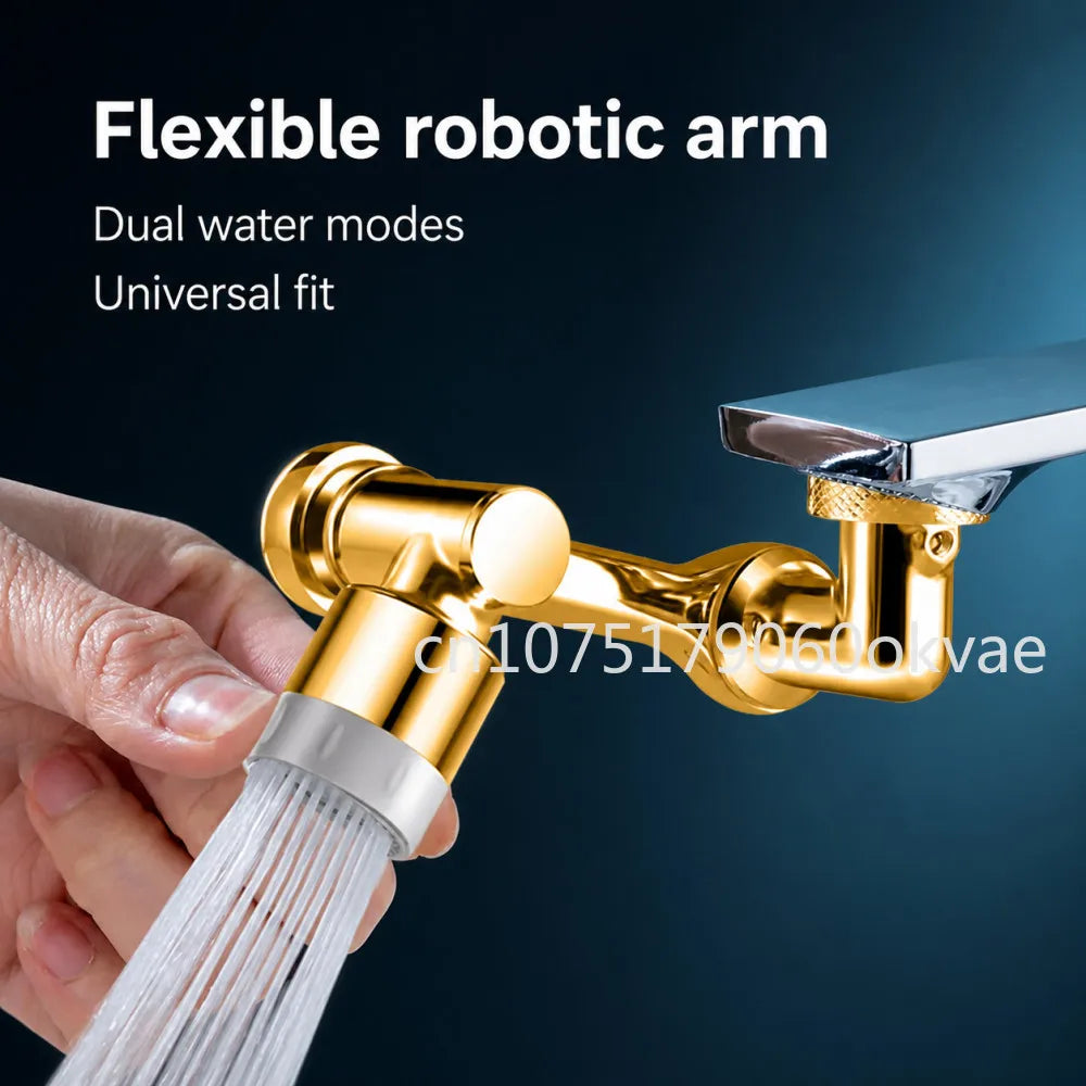 1080° Rotating Gold Faucet Aerator – 2-Mode Swivel Tap Extender Faucet Aerator Richie's