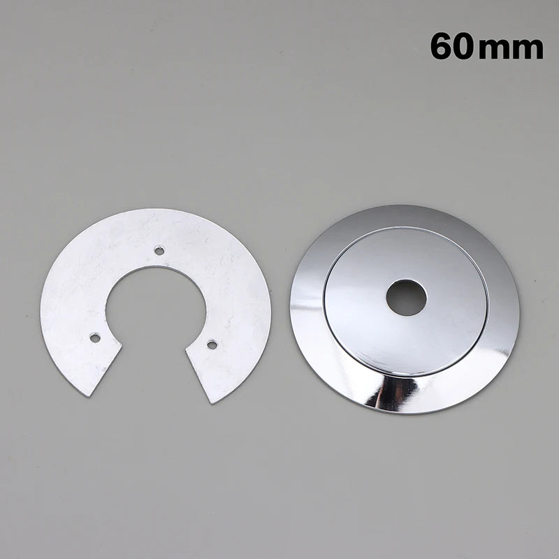 Aluminum Arc Cap Glass Globe Lampshade Holder – Flying Saucer Lampshade Holder Cap Richie's 60mm Silver