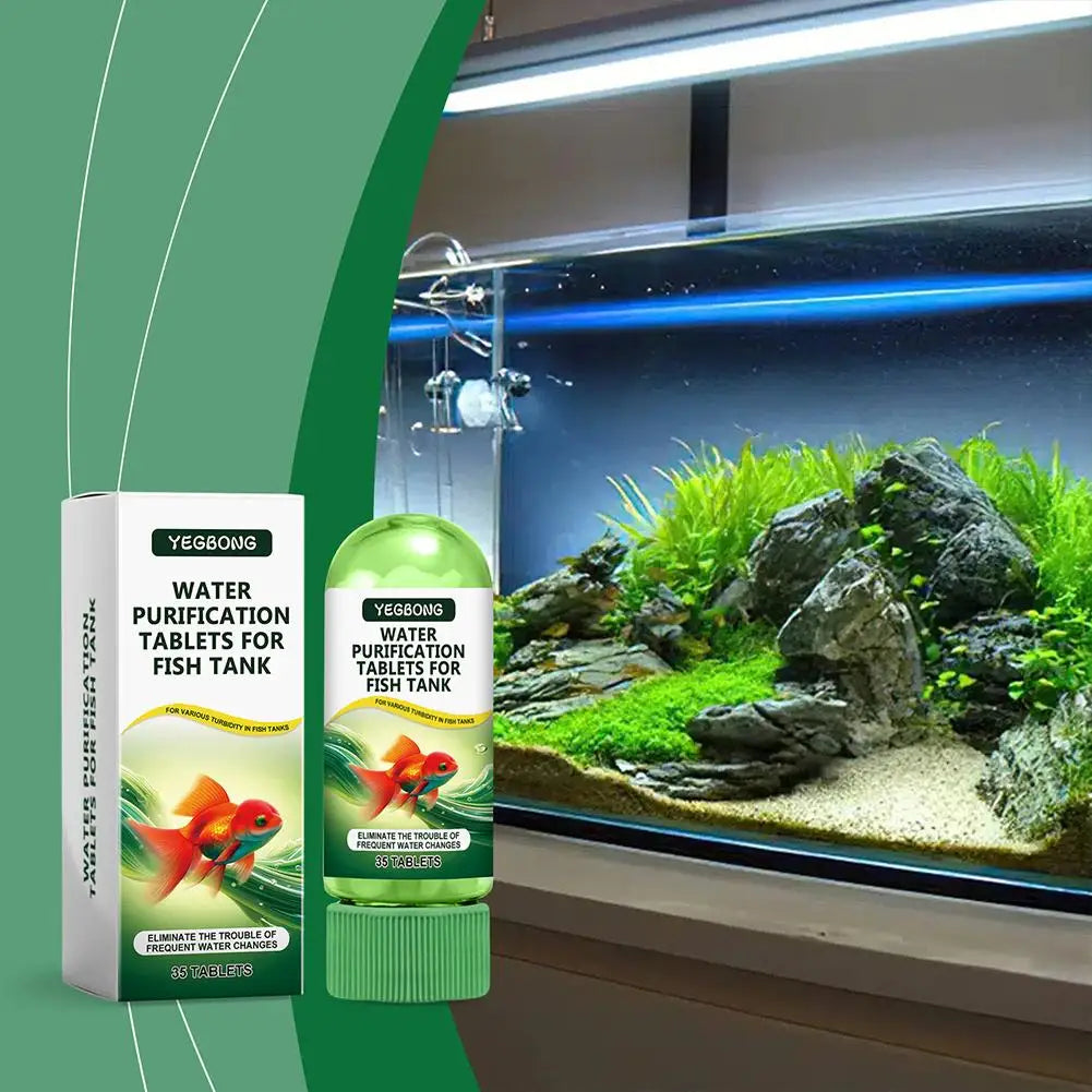 Aquarium Water Purification Tablets – Algae Remover & Clarifier Aquarium Water Tablets Richie's
