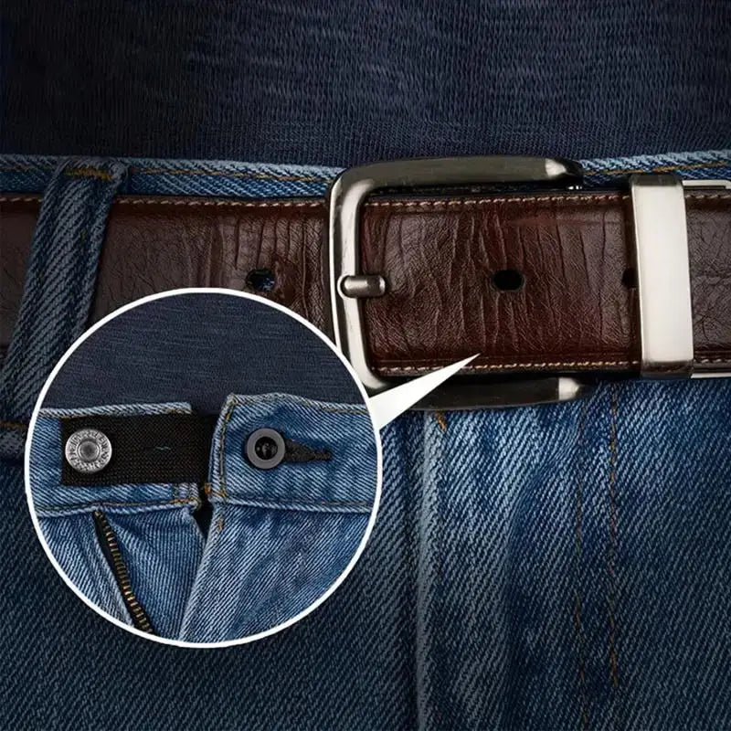 5-Pack Jeans Waist Extender Buckles – Adjustable Elastic Waist Extender Buckles Richie's