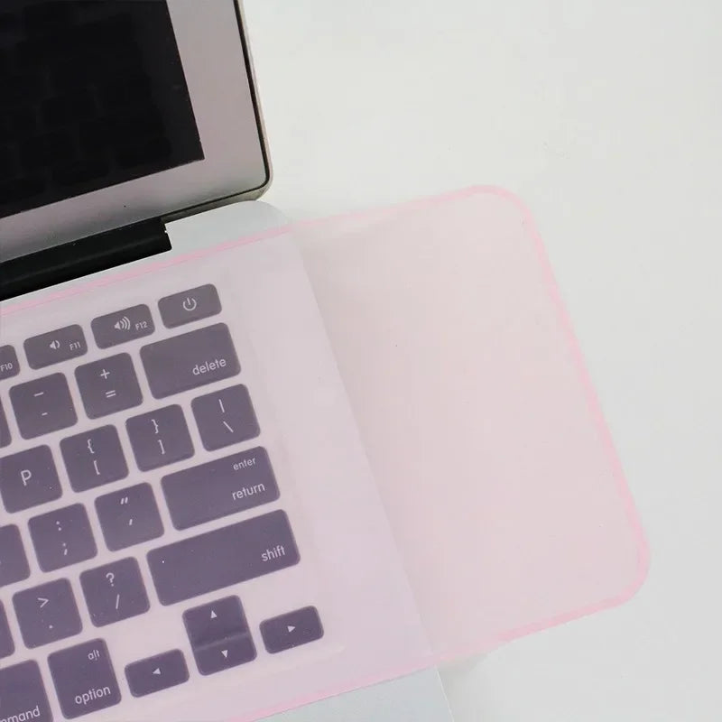 Universal Silicone Laptop Keyboard Cover Protector 12–17 Inch Keyboard Protector Cover Richie's Pink-12-14inch