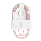 60W PD USB-C to USB-C Nylon Braided Cable – 6 Colors | FUCHU USB-C Charging Cable Richie's Pink 1M