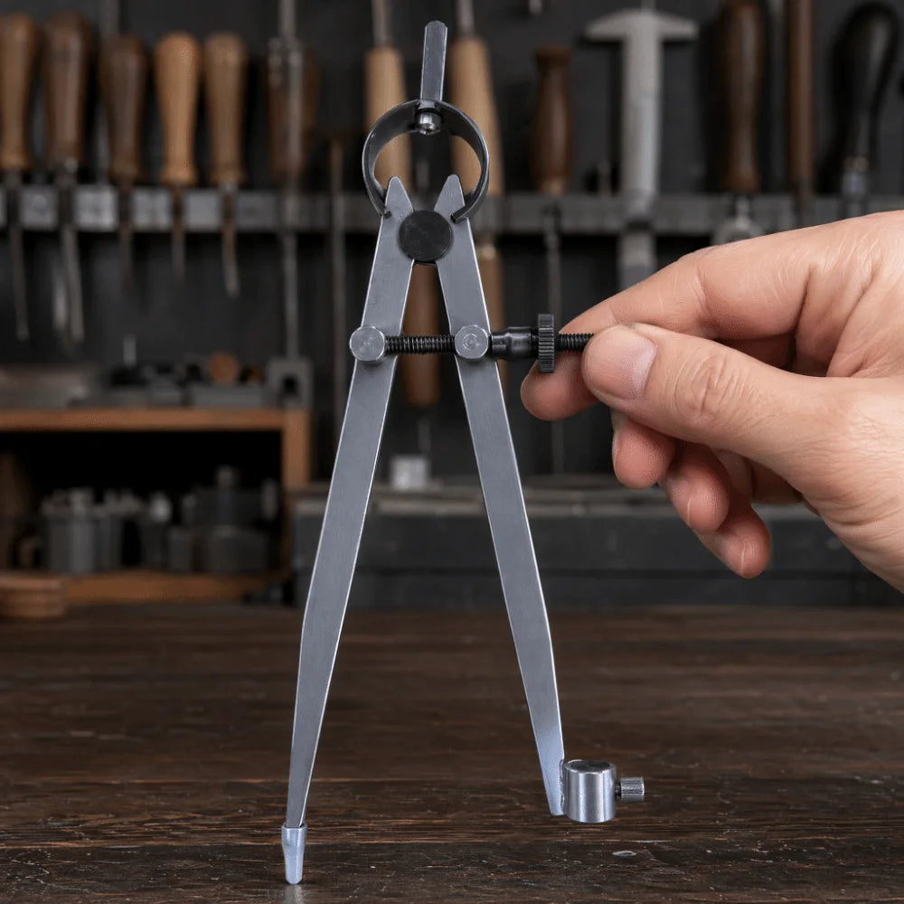 Carbon Steel Spring Divider 150mm Scribing Tool Precision Compass Spring Divider Compass Richie's