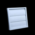 White Plastic Vent Cover Grille – One-Way Exhaust & Waterproof Exhaust Vent Cover Richie's 100PP