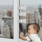 Sliding Door Lock Self-Adhesive Child Safety Stopper | ABS Child Safety Lock Richie's