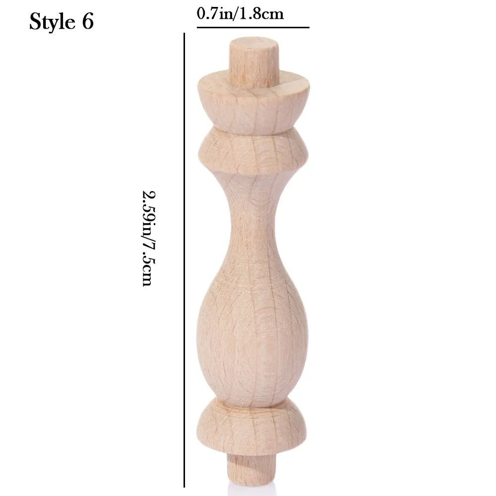 Vintage Wood Carved Furniture Leg – European Style Cabinet Foot Furniture Leg Richie's 6