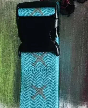 Adjustable Luggage Strap with Password Lock | Travel Belt Luggage Strap Lock Richie's lake blue with password