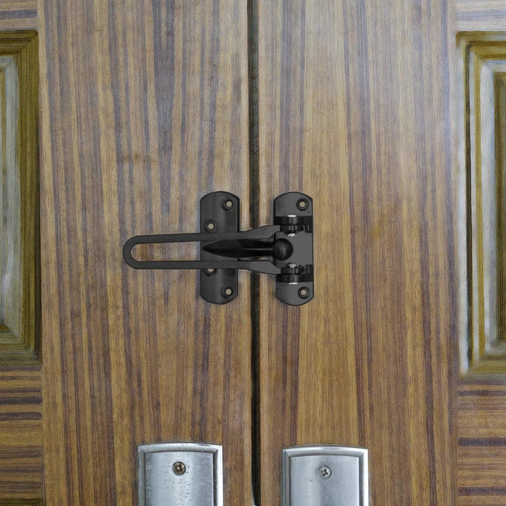 2-Pack Swing Bar Door Guard – Zinc Alloy Security Latch Lock Swing Bar Door Lock Richie's