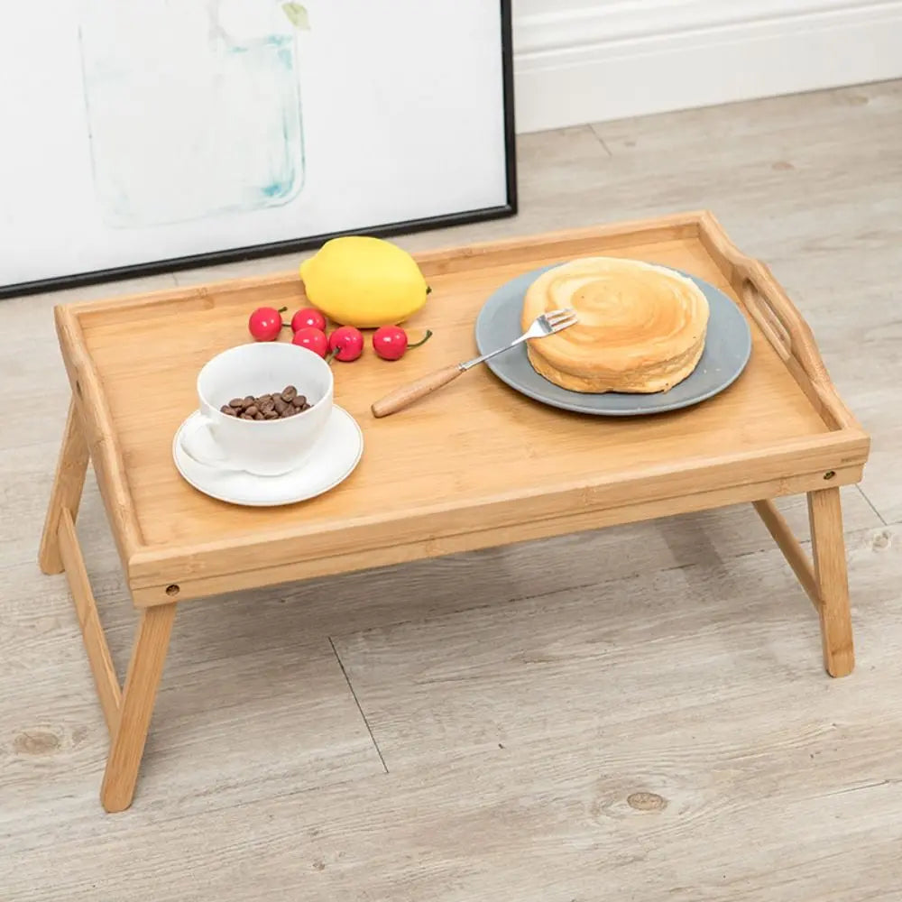 Bamboo Folding Table – Mini Laptop Bed Desk & Sofa Tray Bamboo Folding Desk Richie's