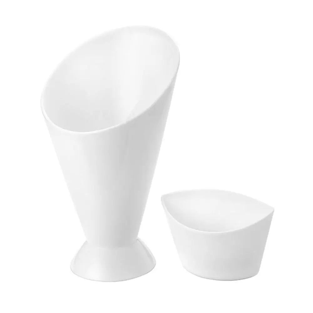 2-in-1 French Fries Snack Cup – Slanted Dipping Cup Snack Serving Cup Richie's
