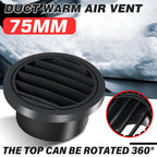 75mm Diesel Heater Air Vent Outlet – Webasto Eberspacher Heater Vent Outlet Richie's 1pcs