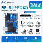 Banana Pi BPI-R4 PRO Router Board Set MT7988A Wi-Fi 7 8GB Router Board Kit Richie's